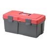 Hünersdorff Werkzeugkoffer ALPHA COMPACT aus PP grau/rot, 260x485x230 mm