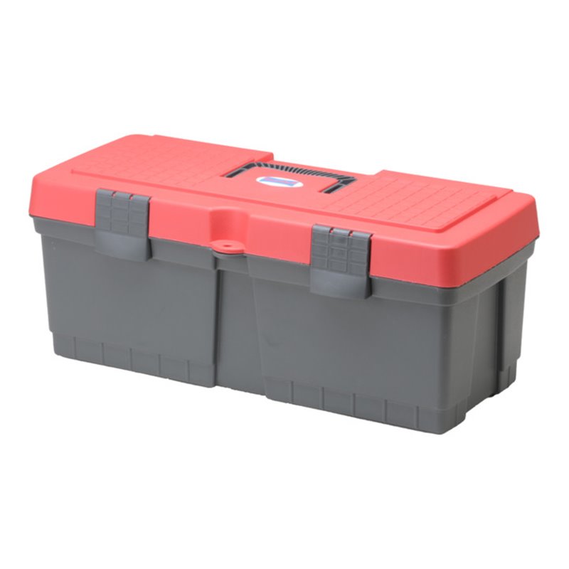 Hünersdorff Werkzeugkoffer ALPHA MAXI aus PP grau/rot, 260x560x230 mm