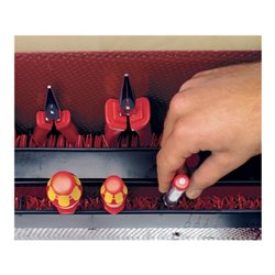 Werkzeugtasche B.450xT.200xH.340mm 29l Rindleder rollbar Alu-verstärkt CP-7Syst.