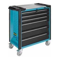 HAZET Werkstattwagen Assistent 179XL-6 Schubladen flach: 3 x 80 x 694 x 398 mm Schubladen hoch: 3 x 165 x 694 x 398 mm
