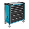 HAZET Werkstattwagen Assistent 179XL-6 Schubladen flach: 3 x 80 x 694 x 398 mm Schubladen hoch: 3 x 165 x 694 x 398 mm