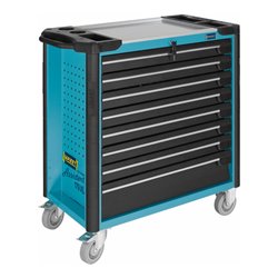 HAZET Werkstattwagen Assistent 179XL-8 Schubladen flach: 7 x 80 x 694 x 398 mm Schubladen hoch: 1 x 165 x 694 x 398 mm