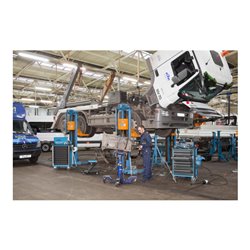 HAZET Werkstattwagen Assistent 179-8 Schubladen flach: 7 x 80 x 527 x 398 mm Schubladen hoch: 1 x 165 x 527 x 398 mm