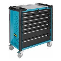 HAZET Werkstattwagen Assistent 179XL-7 Schubladen flach: 5 x 80 x 694 x 398 mm Schubladen hoch: 2 x 165 x 694 x 398 mm
