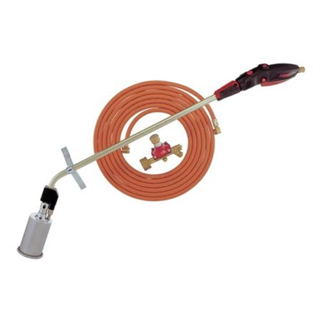 AnwärmbrennerSet LomatPiezo m.Piezoz. Regler, Bruchsicher., Skala,HDSchlauch/5m