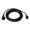 Schutzkontaktverlängerung 16 A 250 V 25m H05RR-F 3x1,5 mm² schwarz