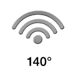 Sensor LED-Strahler 330 LEDs 18W 1426Lumen m. Bewegungsm. weiß