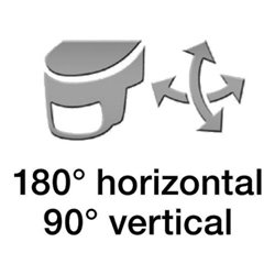 Sensor LED-Strahler 330 LEDs 18W 1426Lumen m. Bewegungsm. weiß