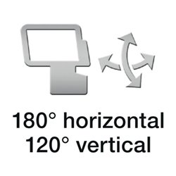 Sensor LED-Strahler 330 LEDs 18W 1426Lumen m. Bewegungsm. weiß