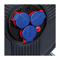 Super-Solid IP44 Gewerbe-/Baustellen-Kabeltrommel 40m H07RN-F 3G2,5