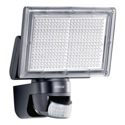 Sensor LED-Strahler 330LEDs 18W 1426Lumen m. Bewegungsm. schwarz