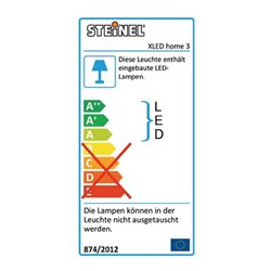 Sensor LED-Strahler 330LEDs 18W 1426Lumen m. Bewegungsm. schwarz
