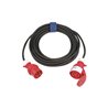 CEE-Verlängerung 16 A 400 V 25m H07RN-F 5x1,5 mm² schwarz IP44