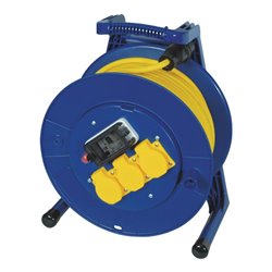 Kabeltrommel 40m H07RN-F 3x1,5 mm² 3 Schutzkon.steckd.