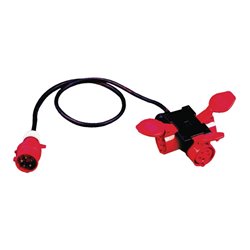 Kompaktverteiler m.Zuleitung CEE-16 A,5-polig 3xCEE 16 A