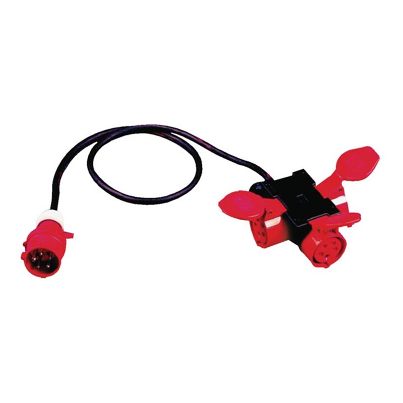 Kompaktverteiler m.Zuleitung CEE-16 A,5-polig 3xCEE 16 A