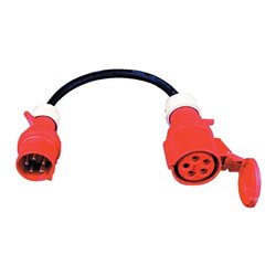 CEE-Adapterleitung Stecker 16A,5-polig,400V,6h IP44