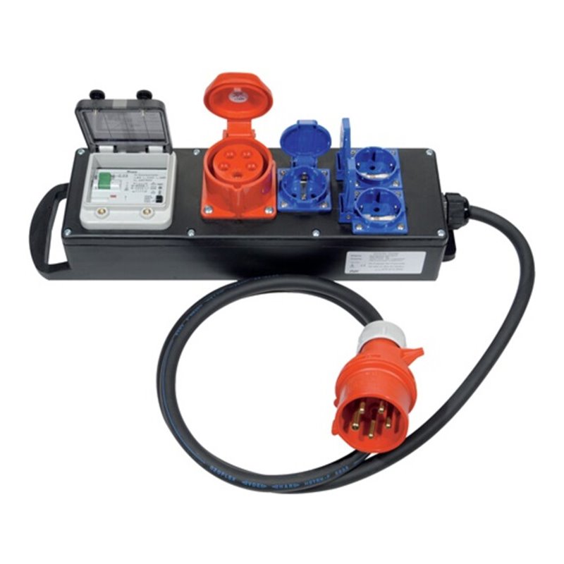 Goslar Vollgummiverteiler H07RN-F, Länge 2m, zur Verwendung im Innen- und Außenbereich