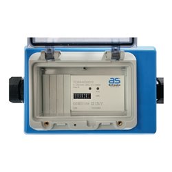 Stromzähler m. CEE_Stecker/ CEE-Kupplung 400 V 16 A 2 x 1,5 m Kabel 5x2,5 IP44