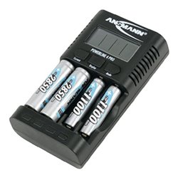 Akkuladegerät Powerline 4 Zero Watt f.1-4 Akkus Mignon AA oder Micro AAA Ansmann