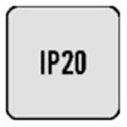 Unterputzschalterdose T.61mm D.60mm IP20 m.4KT-Tunnelstutzen schwarz