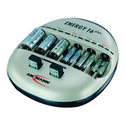 Akkuladegerät f.max.16Akkus Schnellladung ANSMANN o.Akkus