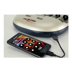 Akkuladegerät f.max.16Akkus Schnellladung ANSMANN o.Akkus