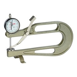 Käfer Dickenmessgerät K 200 A, Messbereich 0–30 mm, Ablesung 0,1 mm, flache Messtaster 30 mm