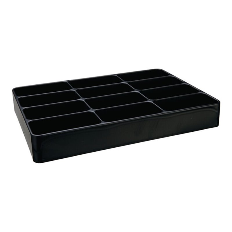 Eins.LOGS 133 H48xB338xT238mm Ku.schwarz 12-fach LOGS