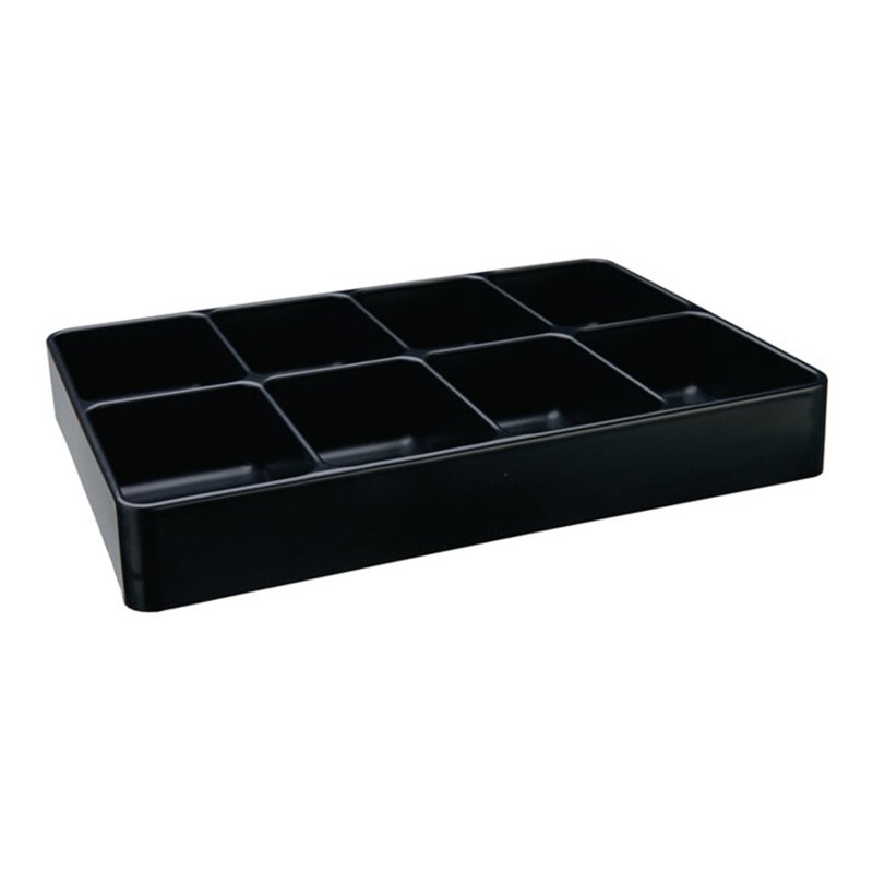 Eins.LOGS 130 H48xB338xT238mm Ku.schwarz 8-fach LOGS