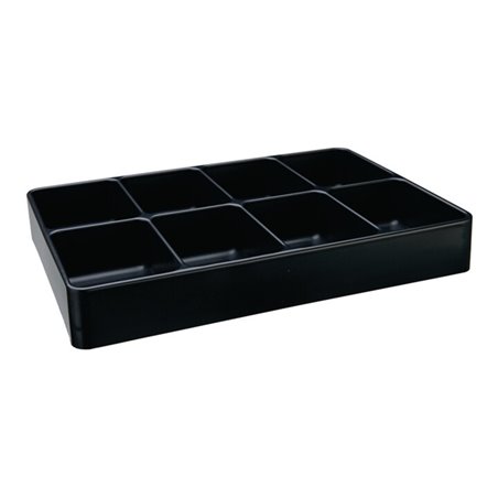 Eins.LOGS 130 H48xB338xT238mm Ku.schwarz 8-fach LOGS