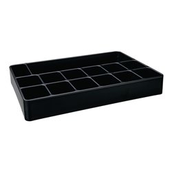 Eins.LOGS 134 H48xB338xT238mm Ku.schwarz 14-fach LOGS