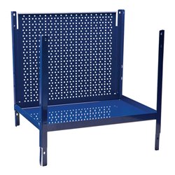 Regalelement LOGS 30 H520xB540xT390mm blau RAL 5022 m.Lochblechrückwand