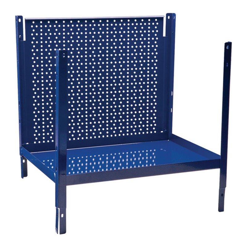 Regalelement LOGS 30 H520xB540xT390mm blau RAL 5022 m.Lochblechrückwand