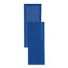 Lochblechseitenwand LOGS 80 H2000xB390mm blau RAL 5022 LOGS