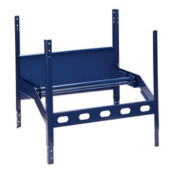 Abrollgerät LOGS 110 H520xB540xT390mm blau RAL 5022 m.2 Achsen LOGS