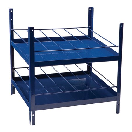 Regalelement LOGS 180 H520xB540xT390mm blau RAL 5022 2x6-reihig