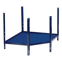 Regalelement LOGS 231 H520xB540xT390mm blau RAL 5022 LOGS