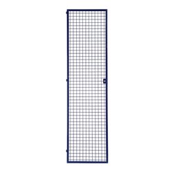 Gittertür LOGS 240 H1970xB540mm blau RAL 5022 abschl.LOGS