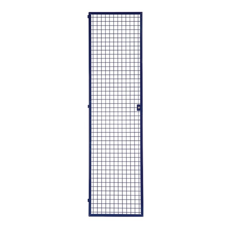 Gittertür LOGS 240 H1970xB540mm blau RAL 5022 abschl.LOGS