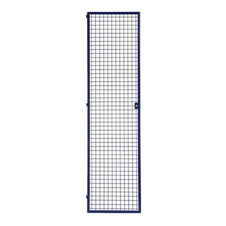 Gittertür LOGS 240 H1970xB540mm blau RAL 5022 abschl.LOGS