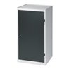 Werkzeug-/Beistellschrank H1000xB500xT500mm 1Schubl.,2BD lichtgrau/anthrazitgrau