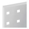 Lochplatte B450xL500mm lichtgrau RASTERPLAN