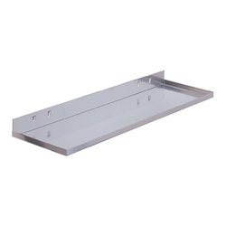 Ablageplatte B445xT150mm alufarben f.Lochplatte RASTERPLAN