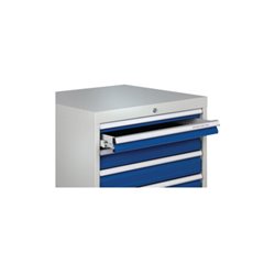 Schubladenschrank H1019xB705xT736mm grau/blau 2x75,2x100,2x125,1x300mm Schubl.