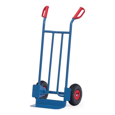 Sackkarre H.1150mm Schaufel-L150xB400mm Luft-Bereifung Trgf.250kg blau FETRA