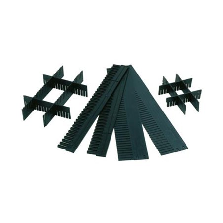 Unterteiler anthrazit L.1150xH.180mm S.5mm zuschneidbar