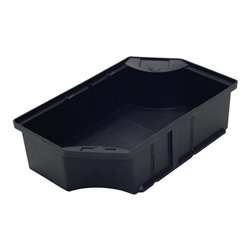 Einsatzkasten 273x173x80mm anthrazit PP f.600x400mm LA-KA-PE