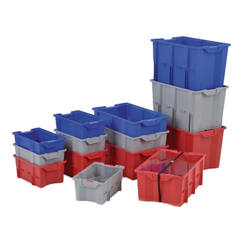 Drehstapelbehälter PP blau L.480xB.312xH.300mm