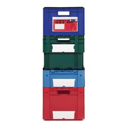 Drehstapelbehälter PP blau L600xB400xH270mm LA-KA-PE